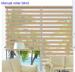 28MM/38MM Bead chain polyester fabric manual roller shades for windows