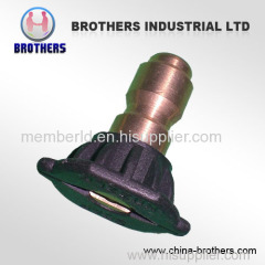 1/4 Brass Quick Connect Soap Nozzle Orifice size 4.0