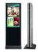 42" LCD Stand Alone Digital Signage , Floor Standing Dual Screen