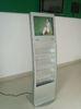 17 Inch Stand Alone Digital Signage Kiosk Placed With Magazine, Catalogue