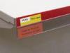 custom extruded plastic profiles PVC data strip for supermarket display shelf