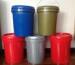 custom food grade blue / gray PP plastic storage barrels bucket with lids
