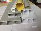 circle / sqaure Customized color PVC shaped tube pipe of rectangular plastic tubing