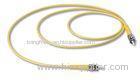 DIN Plastic Single Mode Optical Fiber Cable , ST ST Fiber Patch Cable SM DX 9/125