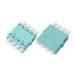 OM3 OM4 LC Quad Fiber Optic Adapter for Fiber Patch Cord , Blue / Beige / Aqua