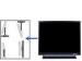 Wall / Roof 15" CCTV LCD Monitor With Industrial Panel And Metal Case