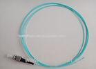 LC Mulitimode Fiber Optic Pigtail with Orange Cable / Aqua Cable