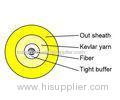 Indoor Sinlge Mode Fiber Optical Cable Simplex GJFJV With Customized Length
