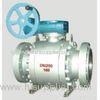 A105 Gear Box Flanged Trunnion Ball Valve For Oil Industry , DN150 - DN900