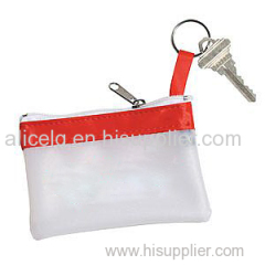 Zipper Frosted PVC Pouch