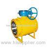 Anti-Fire Pneumatic Forged Steel Ball Valve Low Torque For Gas Industry