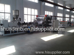 pvc sheet extrusion line