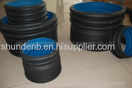 pe pvc corrugated pipe line