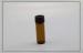 heat resistant PTFE septa Sample Glass Vials 15mm , amber color