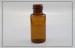 amber Essential Oil Glass Bottles with logo printing , miniature glass bottles