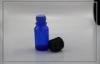 Soda lime blue Essential Oil Glass Bottles with plastic insert