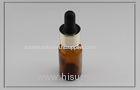 10ml molded amber Essential Oil Glass Bottles with dropper , D25mmH58mm