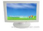 White Type Design 15 Inch Color TFT LCD Monitor For Bank Supermarket Use