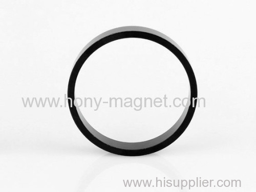 Black epoxy coating big ring neodymium raw earth magnets