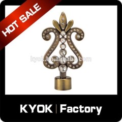 curtain rod end caps curtain rods leaf finial beautiful curtain rod finials decor curtain rod finials