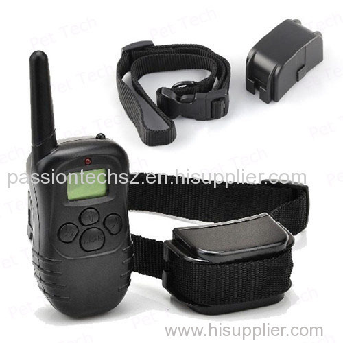 Remote Dog Training Collar With 100 Levels of Vibration/Static plus LCD Display