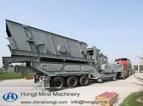 High quality mobile impact crusher plant with capacity of 30-720TPH