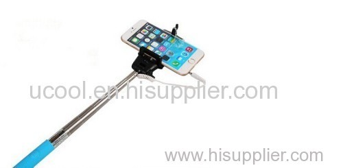 Aluminum Material and Flexible Tripod Type wired monopod selfie stick