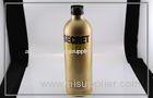 500ml fruit juice sports kettle with gold sand blasting painting