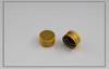 20.511.5mm health care products Aluminium Pilfer Proof Caps with logo printing , gold color