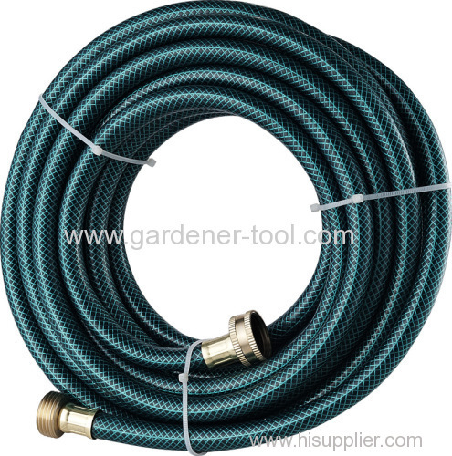 Flexiable outdoor water hose pipe with copper coupling