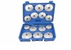 15pcs Cap type oil filter wrench set