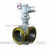 3 inch Electric Flanged Butterfly Valve / 3 Way Butterfly Valve For Gas , 150LB - 1500LB