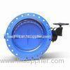 900lb 72 inch Off-Set Flanged Butterfly Valve For Gas , FIRE PROOF