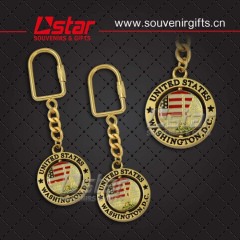 Metal souvenir key chain