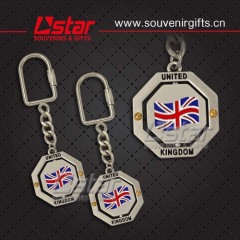 Metal souvenir key chain