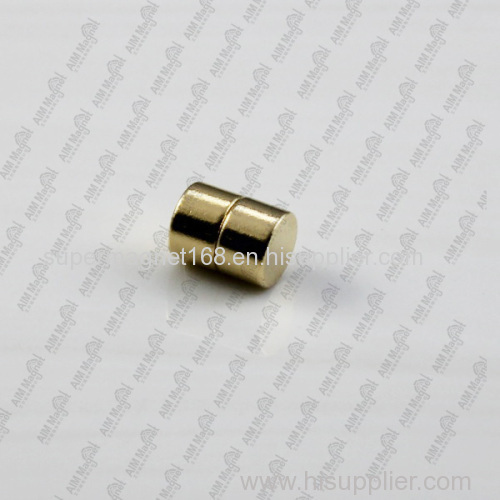 Strong gold disc neodymium magnet