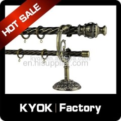 2014 High quality fashionable cheap curtain finials for curtain rod cornice for curtains to home decorations