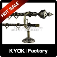 2014 High quality fashionable cheap curtain finials for curtain rod cornice for curtains to home decorations