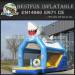 New design inflatable bouncy slide