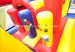 Residential inflatable bouncy slide
