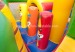 Obstacle inflatable bouncy slide