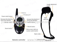 1000M Remote Control Vibration and Electric Shock Training Collar