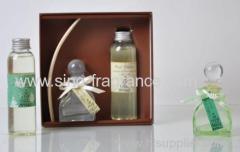120 ml Natural decorative reed diffuser glass bottle with rattan sticks