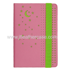 New arrivals leather case cover for ipad Air 2 ,protective case for ipad Air 2 in Pink