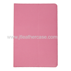 New arrivals leather case cover for ipad Air 2 ,protective case for ipad Air 2 in Pink