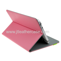 New arrivals leather case cover for ipad Air 2 ,protective case for ipad Air 2 in Pink