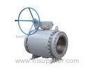 Gas Industry Forged Steel Ball Valve , Three Piece Low Torque API 6FA Trunnion Ball Valve