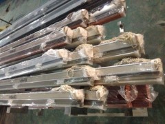 Wooden effect Aluminium slats metal headrail plastic Wand tilt cord lift rolls up 25 mm/35mm/50mm Aluminum venetian blin