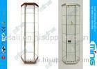 Shopping Mall Glass Display Showcases / Hexagonal Tower Case