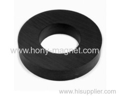 Bonded ndfeb radially oriented ring ferrite magnet